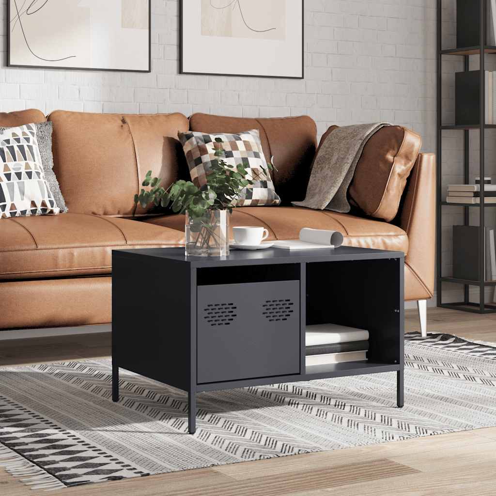 Salongbord Sofabord DIV. antrasitt 68,5x50x43,5 cm kaldvalset stål