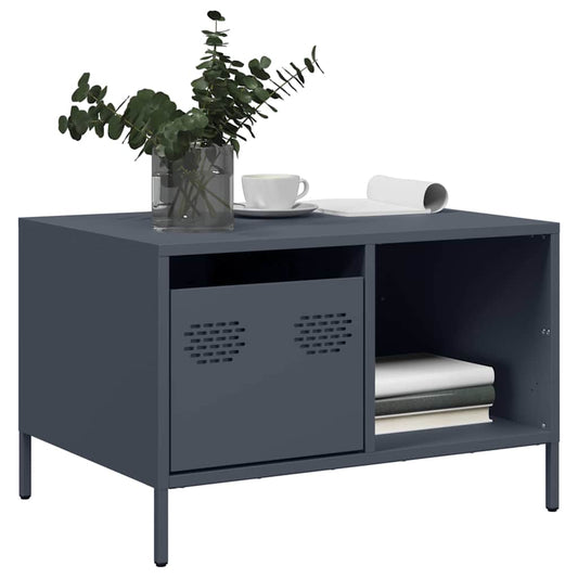 Salongbord Sofabord DIV. antrasitt 68,5x50x43,5 cm kaldvalset stål