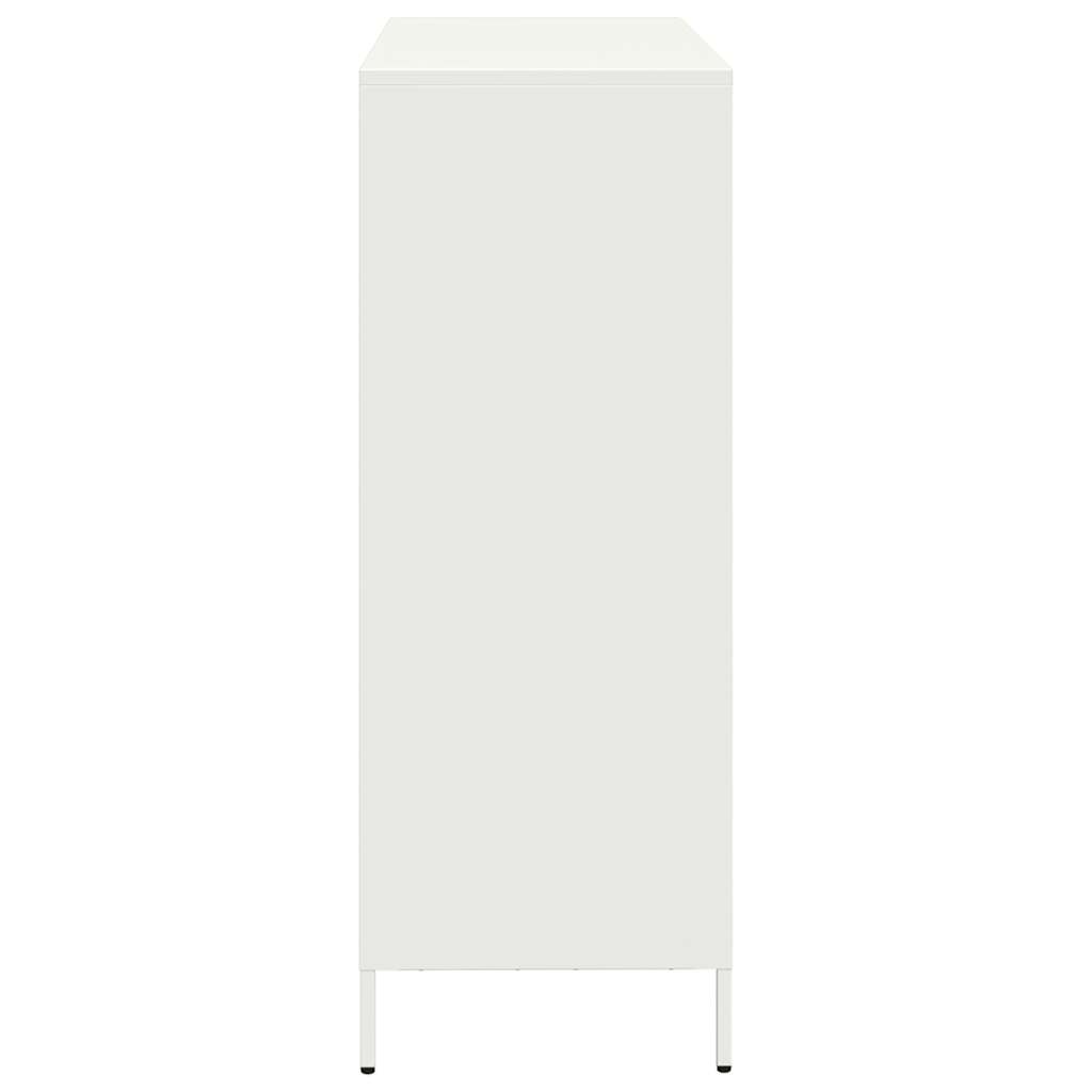 Skap Hvit 101,5x39x103,5 cm stål