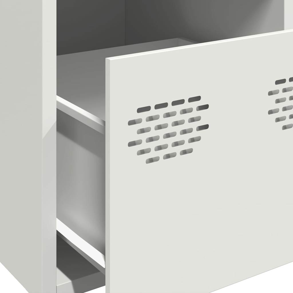 Skap Hvit 39x35x103,5 cm stål