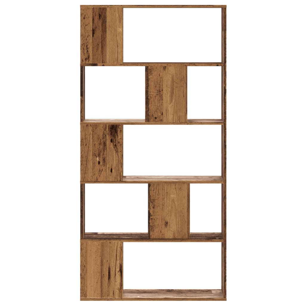 Bokhylle Gammelt Tre 5 etasjer 80,5x23,5x162,5cm