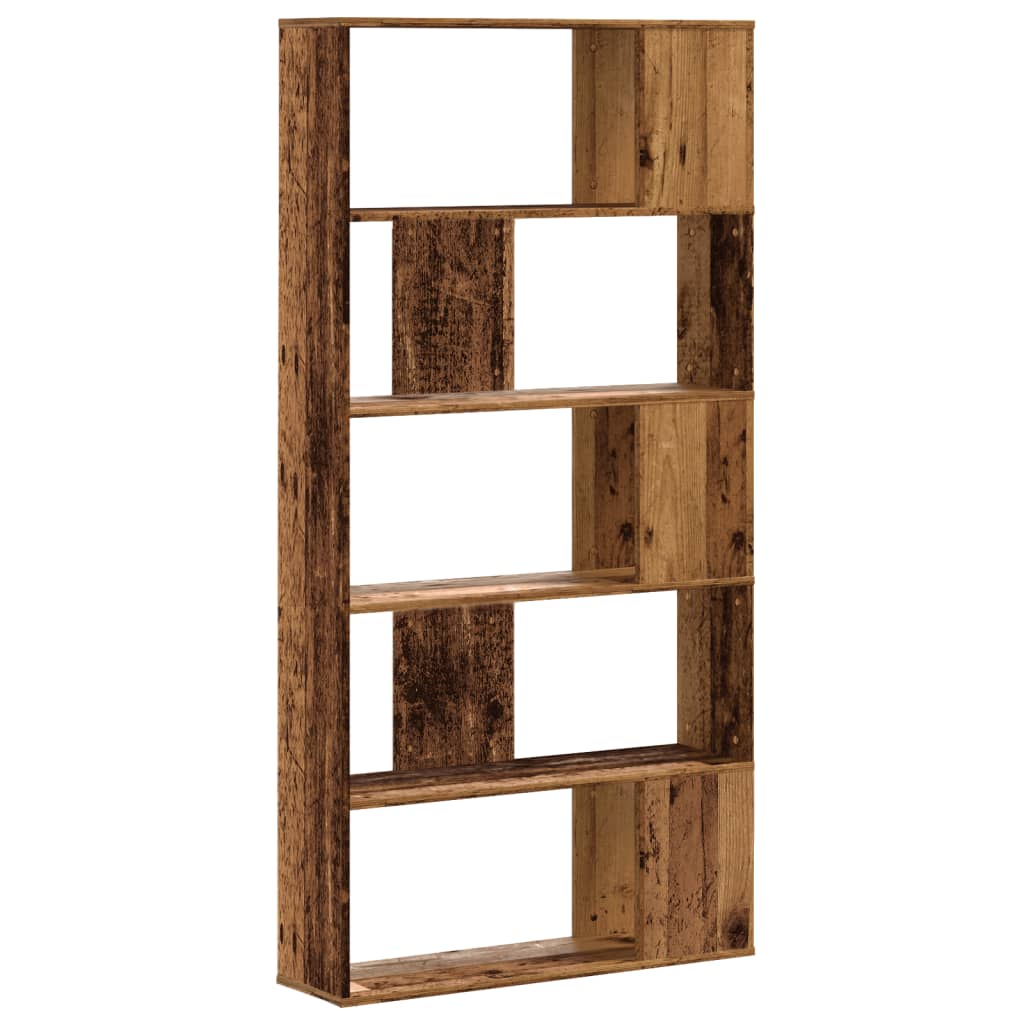 Bokhylle Gammelt Tre 5 etasjer 80,5x23,5x162,5cm