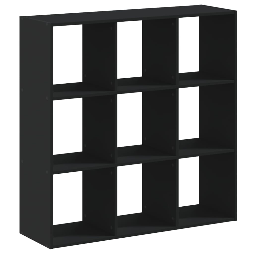 Bokhylle Svart 102x32x102 cm