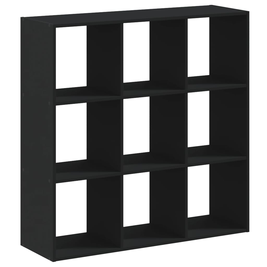 Bokhylle Svart 102x32x102 cm