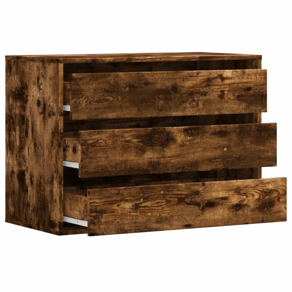 Kommode Røkt Eik 80x41x58 cm