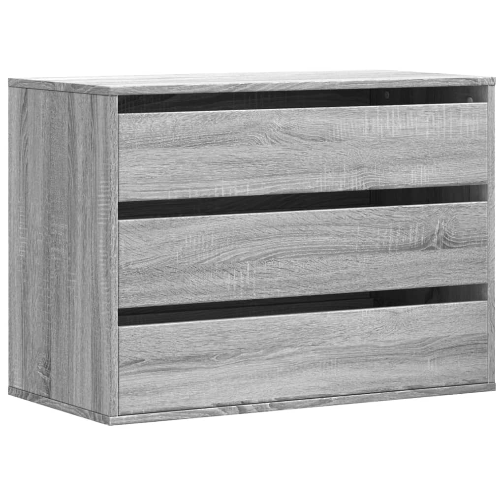 Kommode Sonoma Grå 80x41x58 cm