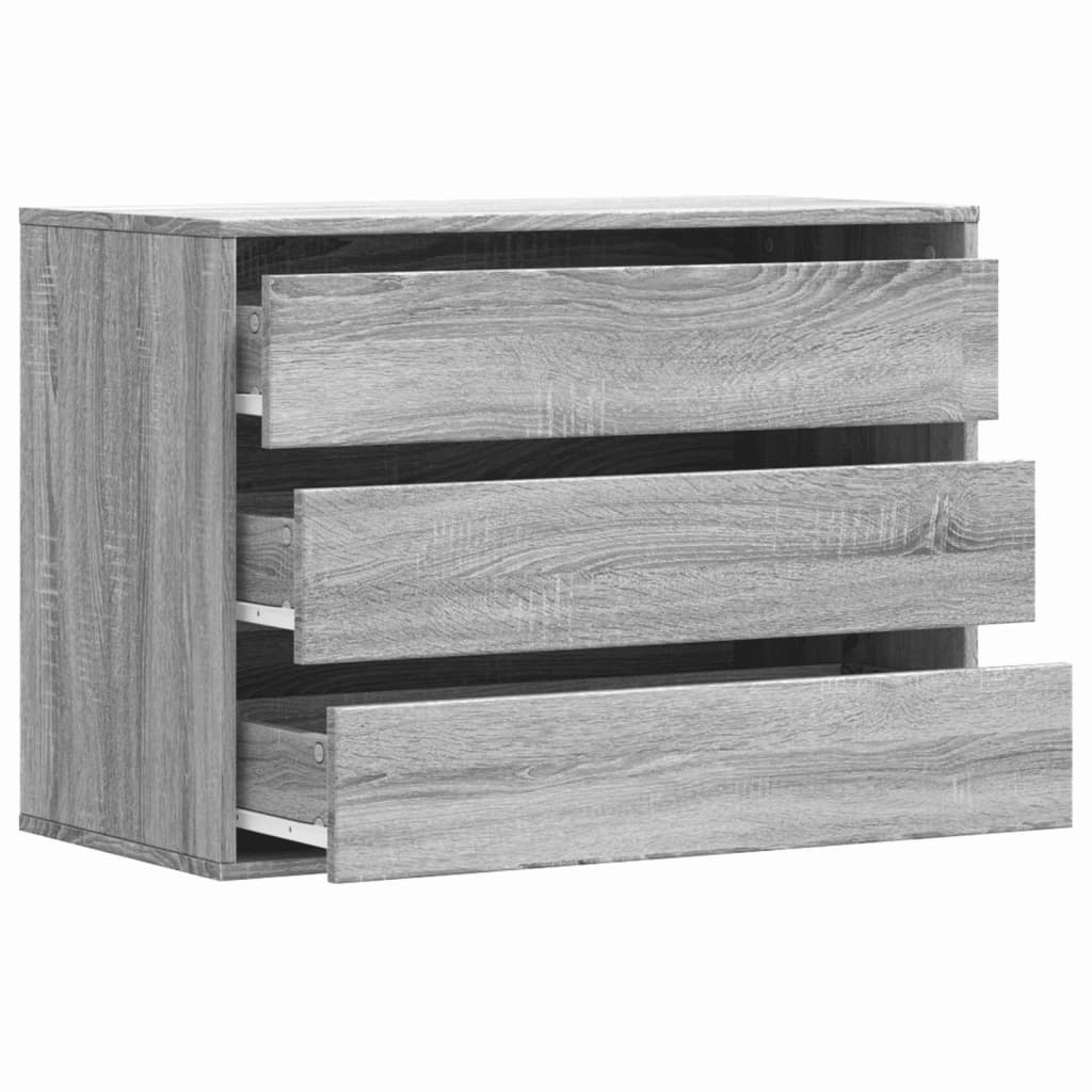 Kommode Sonoma Grå 80x41x58 cm