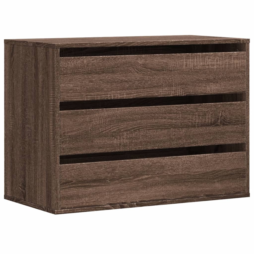 Kommode Brun Eik 80x41x58 cm