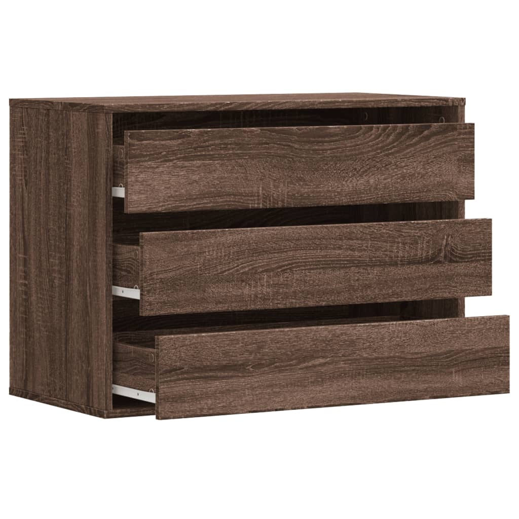 Kommode Brun Eik 80x41x58 cm