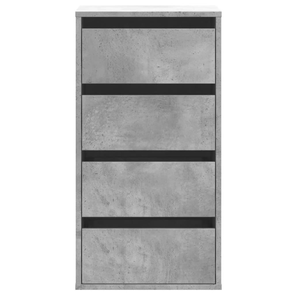 Kommode Betonggrå 40x41x76 cm
