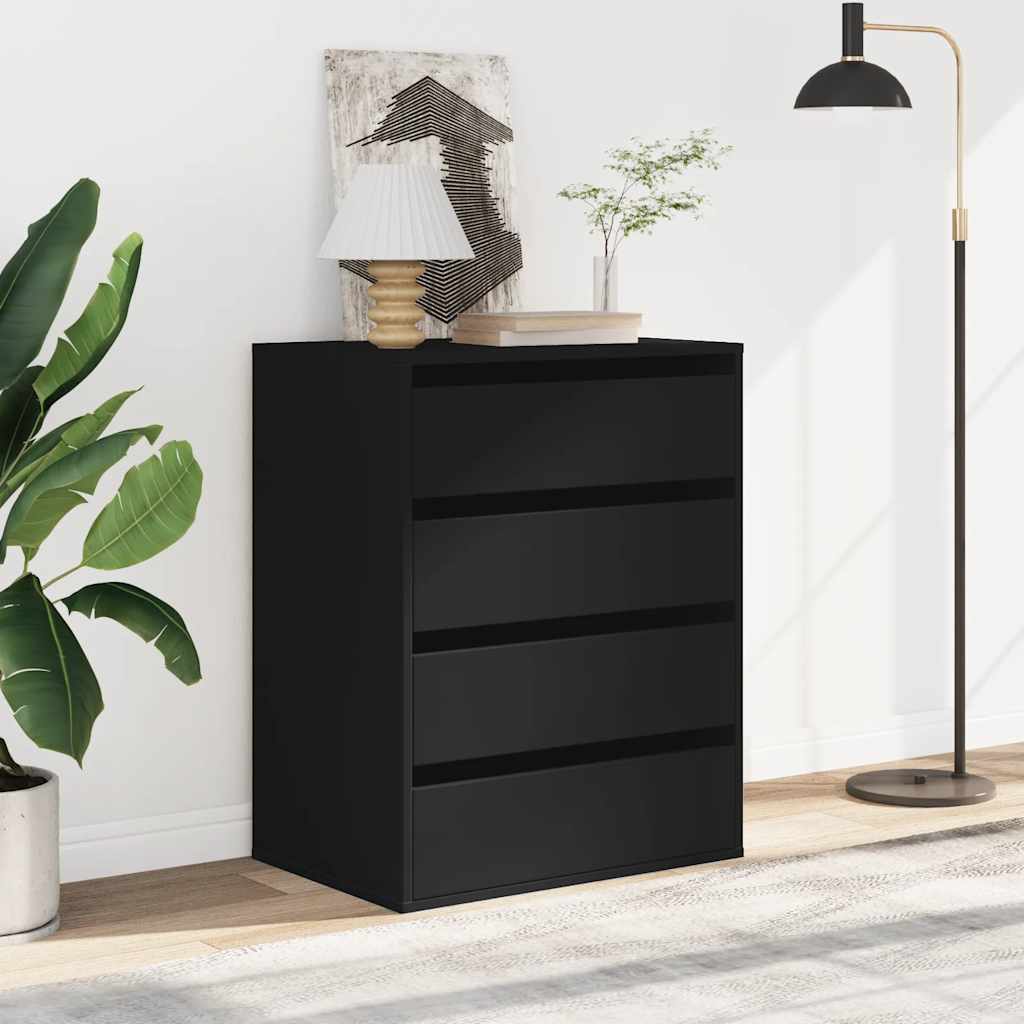 Kommode Svart 60x41x76 cm