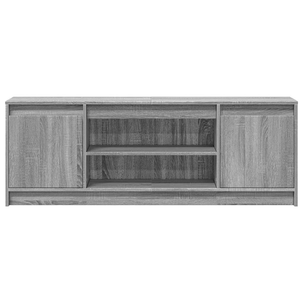 TV-Møbel Sonoma Grå TV-benk med LED 139,5x34x50 cm