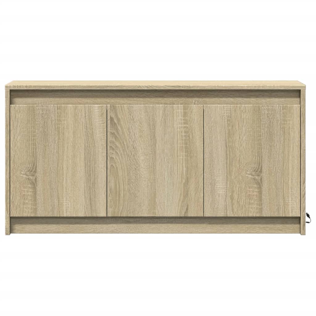TV-Møbel Sonoma Eik TV-benk med LED 100x34x50 cm
