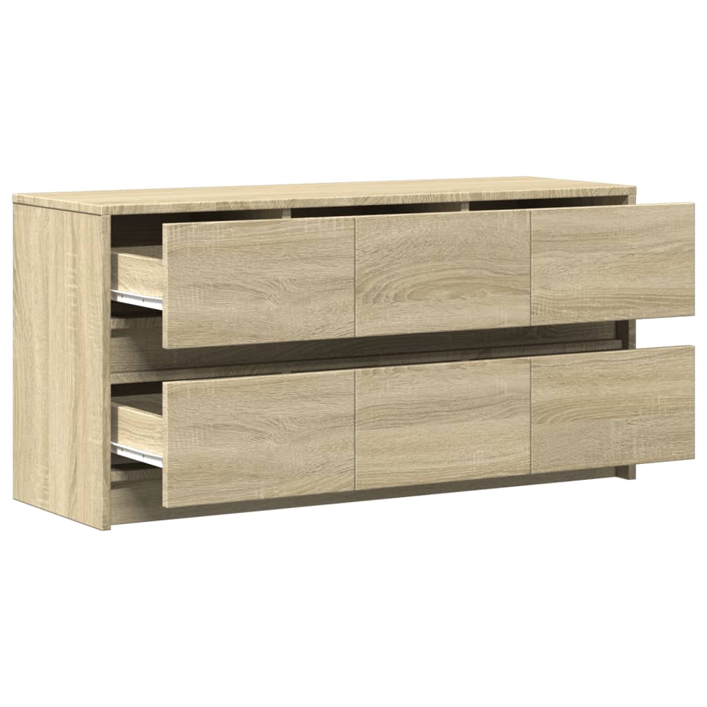 TV-Møbel Sonoma Eik TV-benk med LED 100x34x50 cm