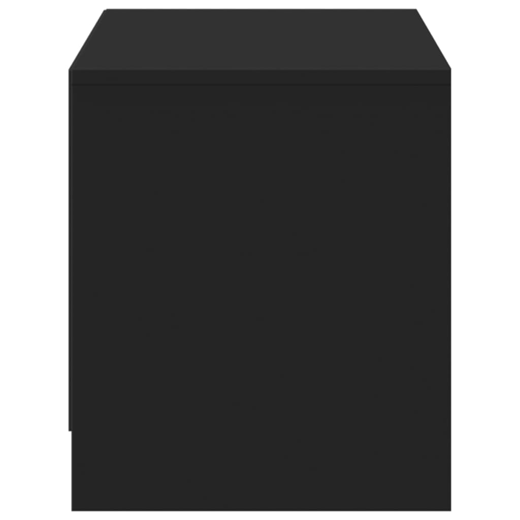 TV-Møbel Svart TV-benk med LED 97x34x40 cm