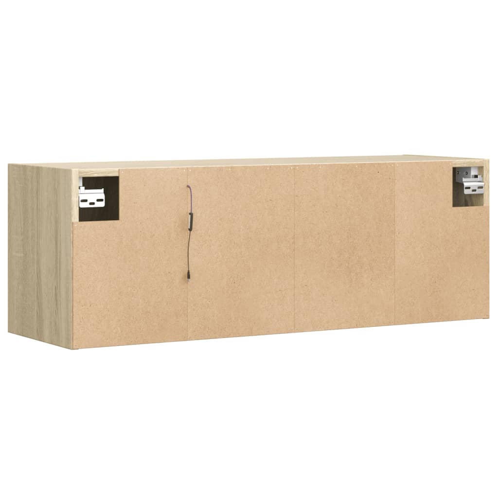 TV-Møbel Sonoma Eik Tv-benk med LED 100x31x35 cm