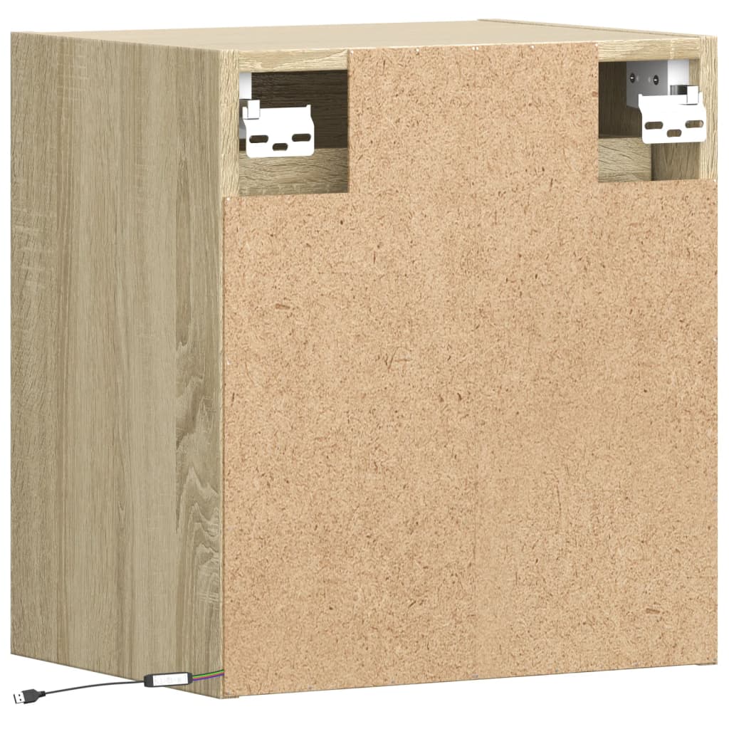 TV-Møbel Sonoma Eik Tv-benk med LED 41x31x45 cm
