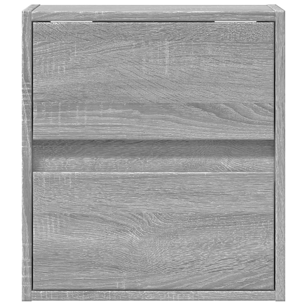 TV-Møbel Sonoma Grå Tv-benk med LED 41x31x45 cm
