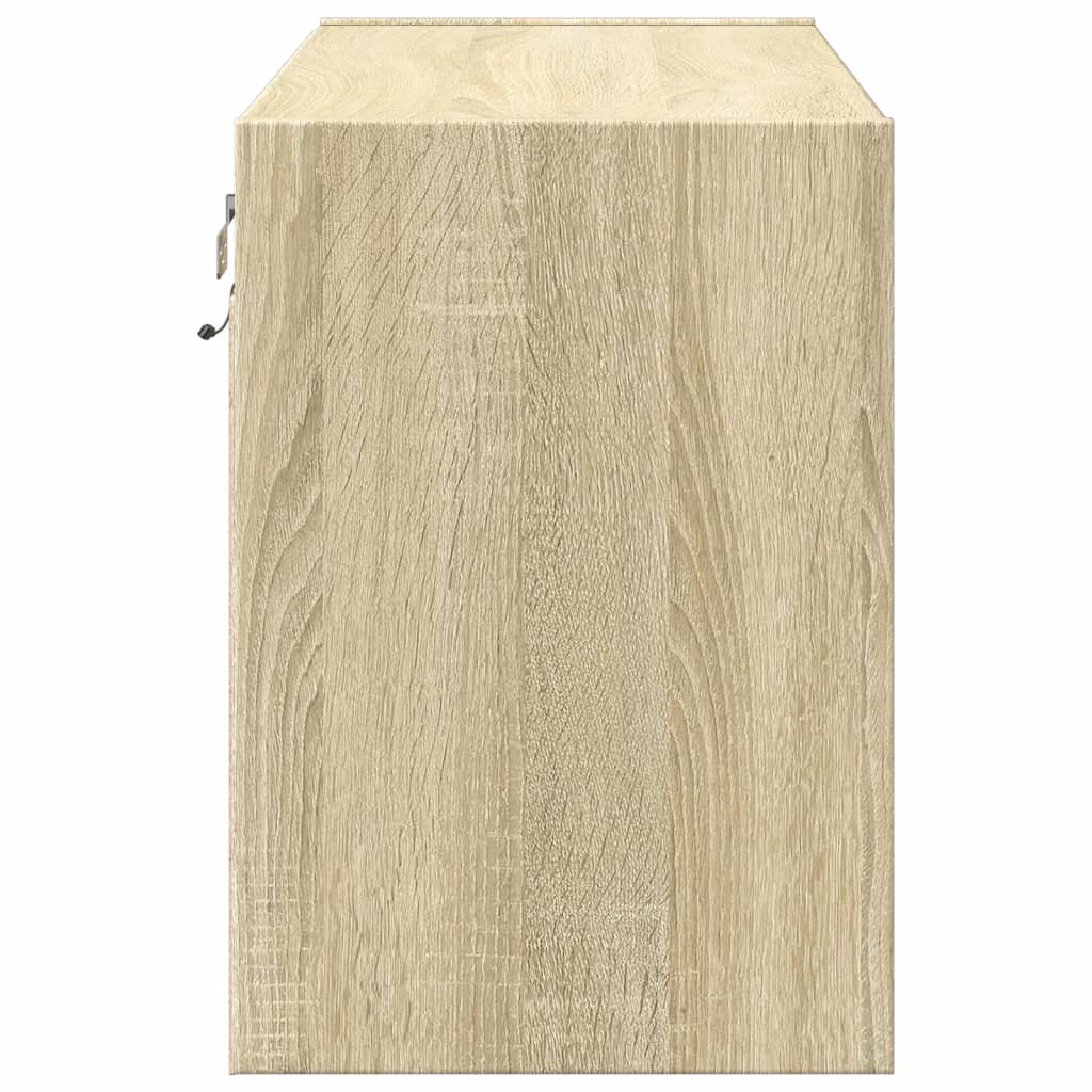 TV-Møbel Sonoma Eik TV-benk med LED 80x31x45 cm