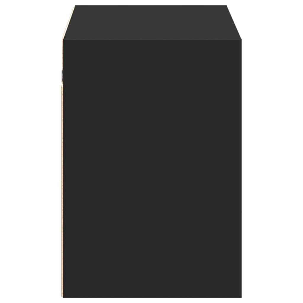 TV-Møbel Svart TV-benk med LED 100x31x45 cm