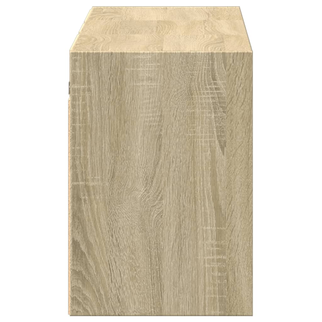 TV-Møbel Sonoma Eik TV-benk med LED 130x31x45 cm