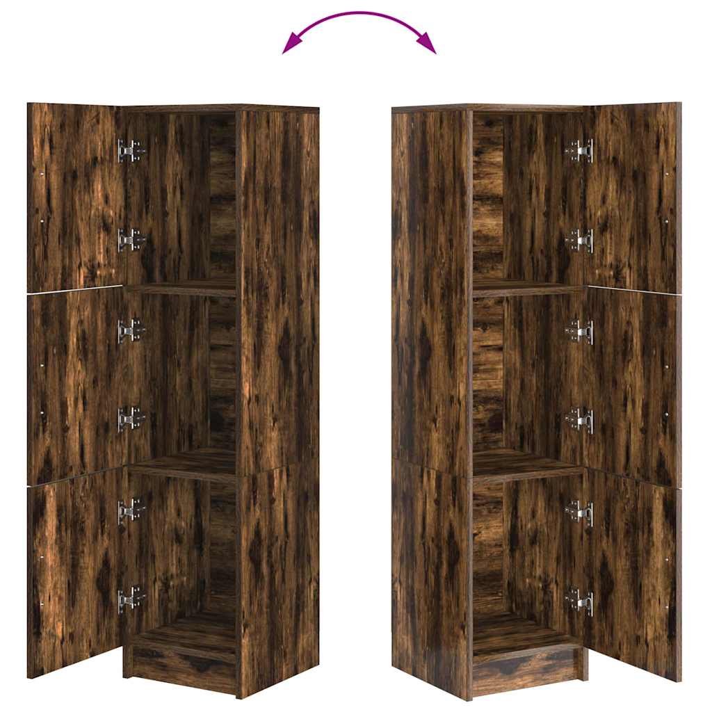 Skap Røkt Eik 31,5 x 32 x 122,5 cm