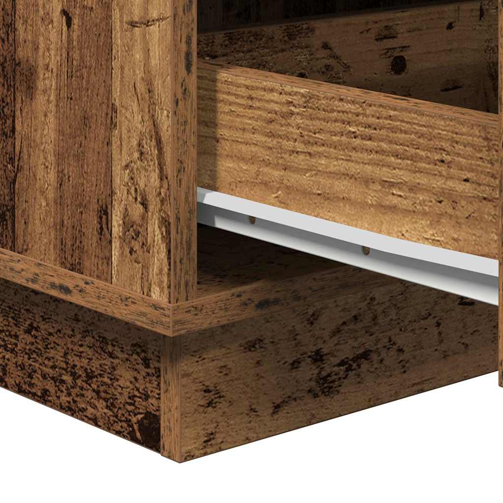 Nattbordskap Gammelt tre 39 x 34,5 x 65 cm Konstruert tre