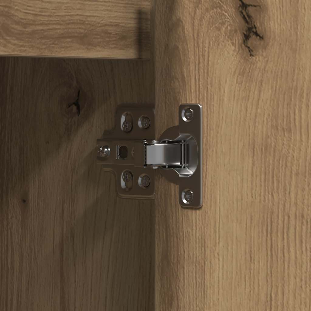 Skjenk Artisan Eik med LED 71x34,5x75 cm,