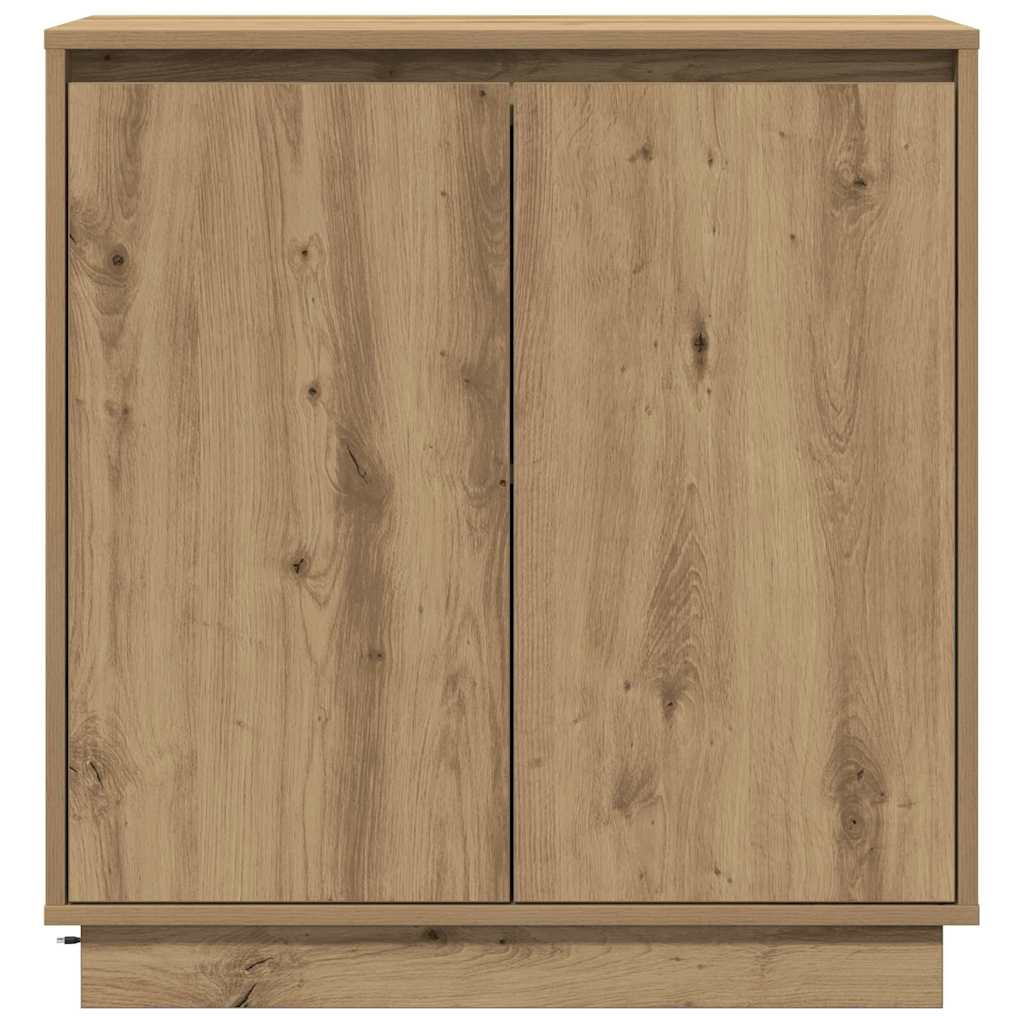 Skjenk Artisan Eik med LED 71x34,5x75 cm,