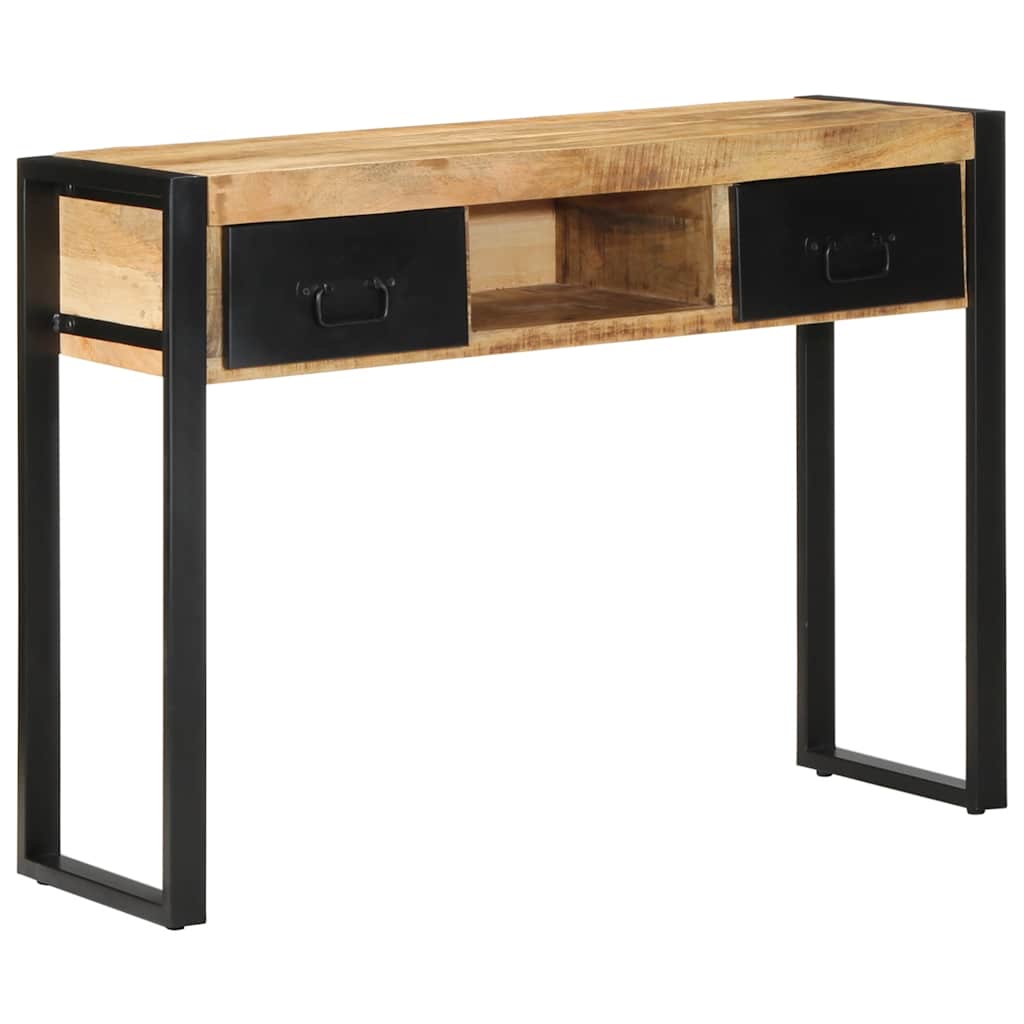 Avlastningsbord Konsollbord Tre 100x35x75 cm grovt heltre mangotre