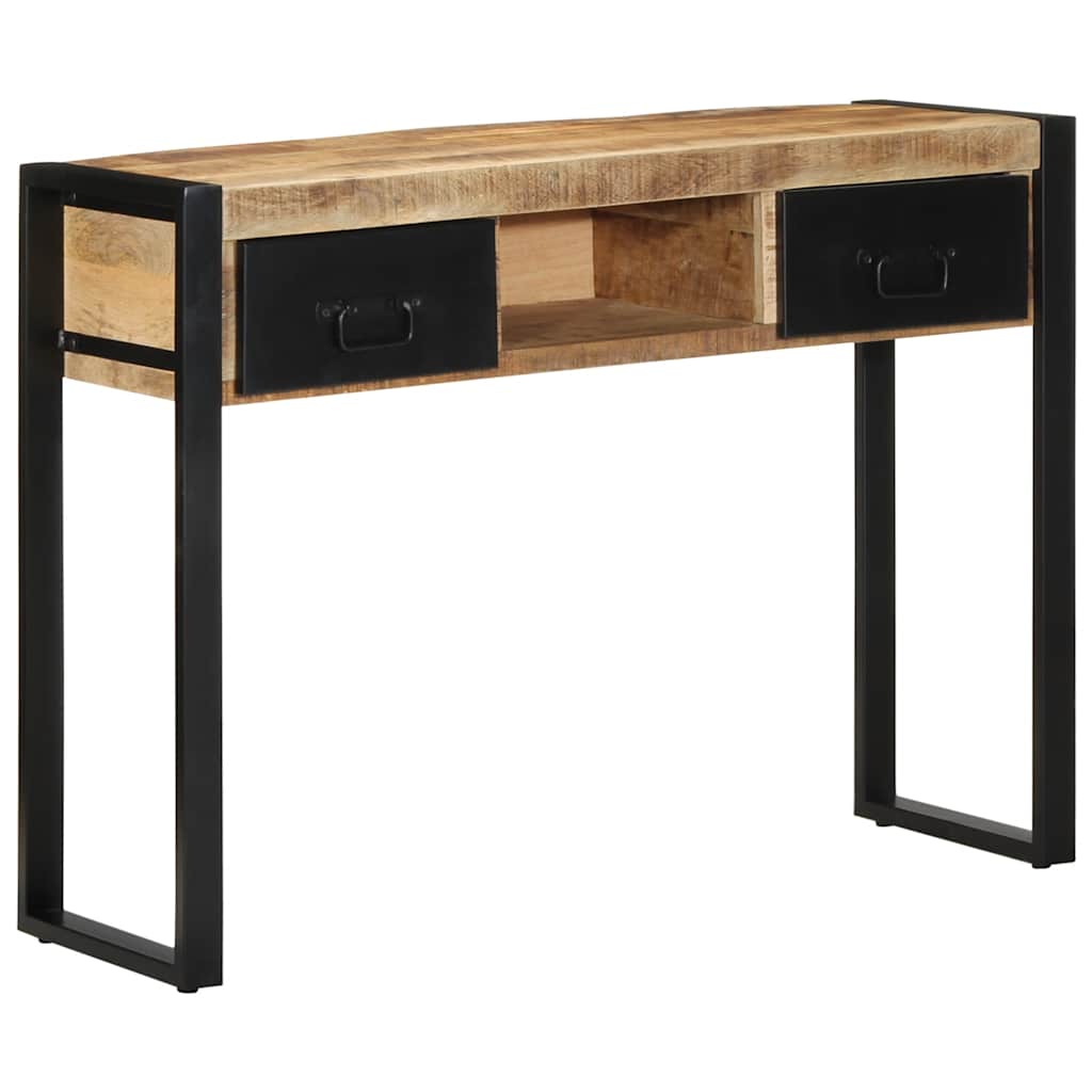 Avlastningsbord Konsollbord Tre 100x35x75 cm grovt heltre mangotre
