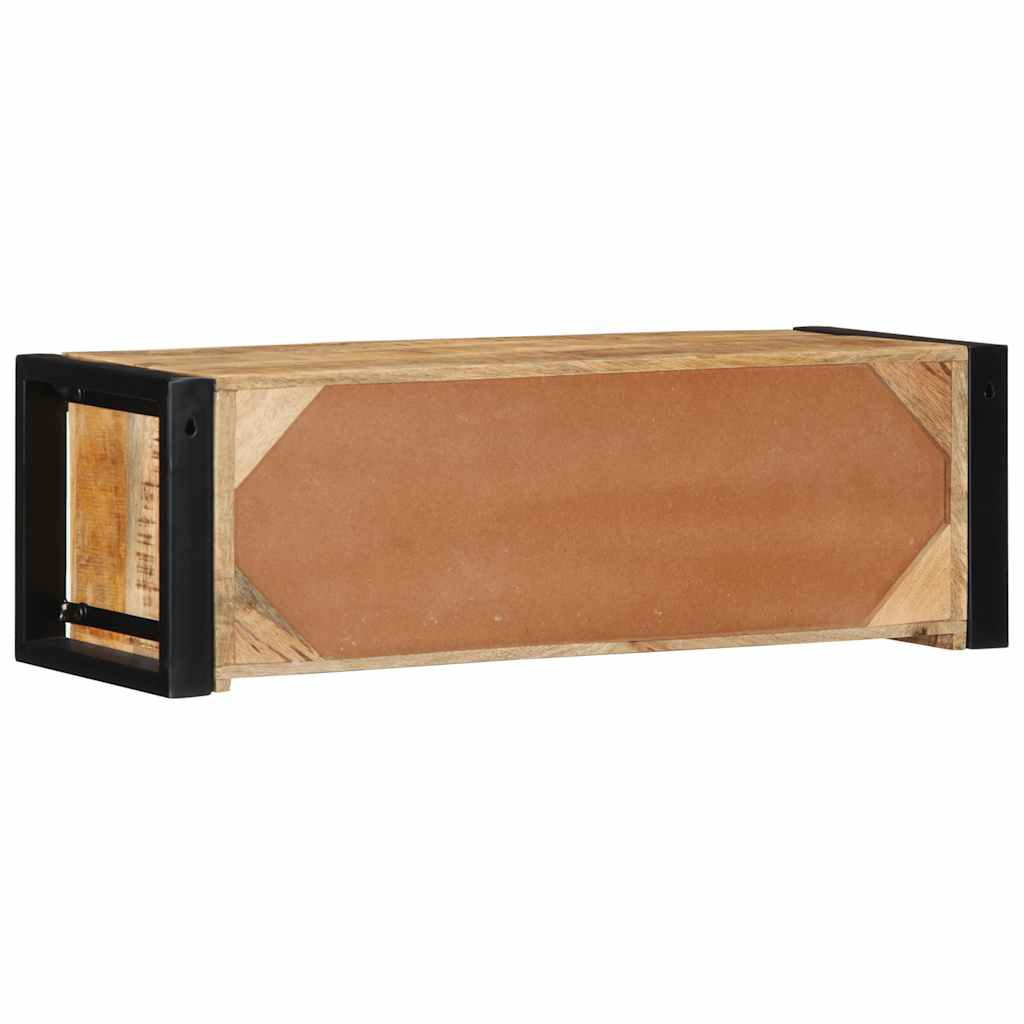 TV-Møbel Tre Tv-benk 80x30x25 cm grovt heltre mangotre