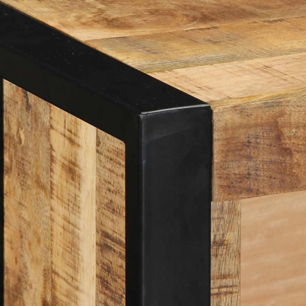 TV-Møbel Tre Tv-benk 80x30x25 cm grovt heltre mangotre