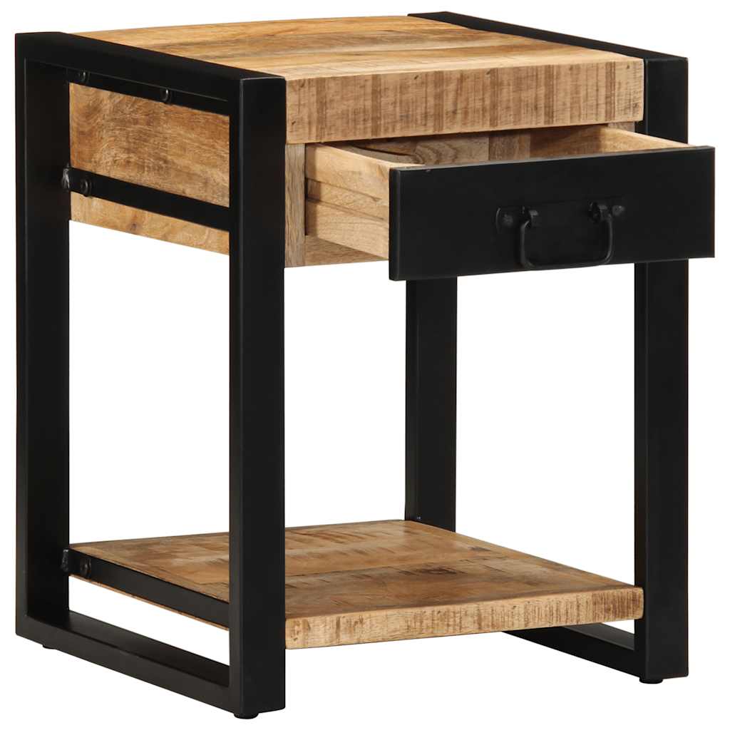 Sidebord Tre 40x40x50 cm grovt heltre mango