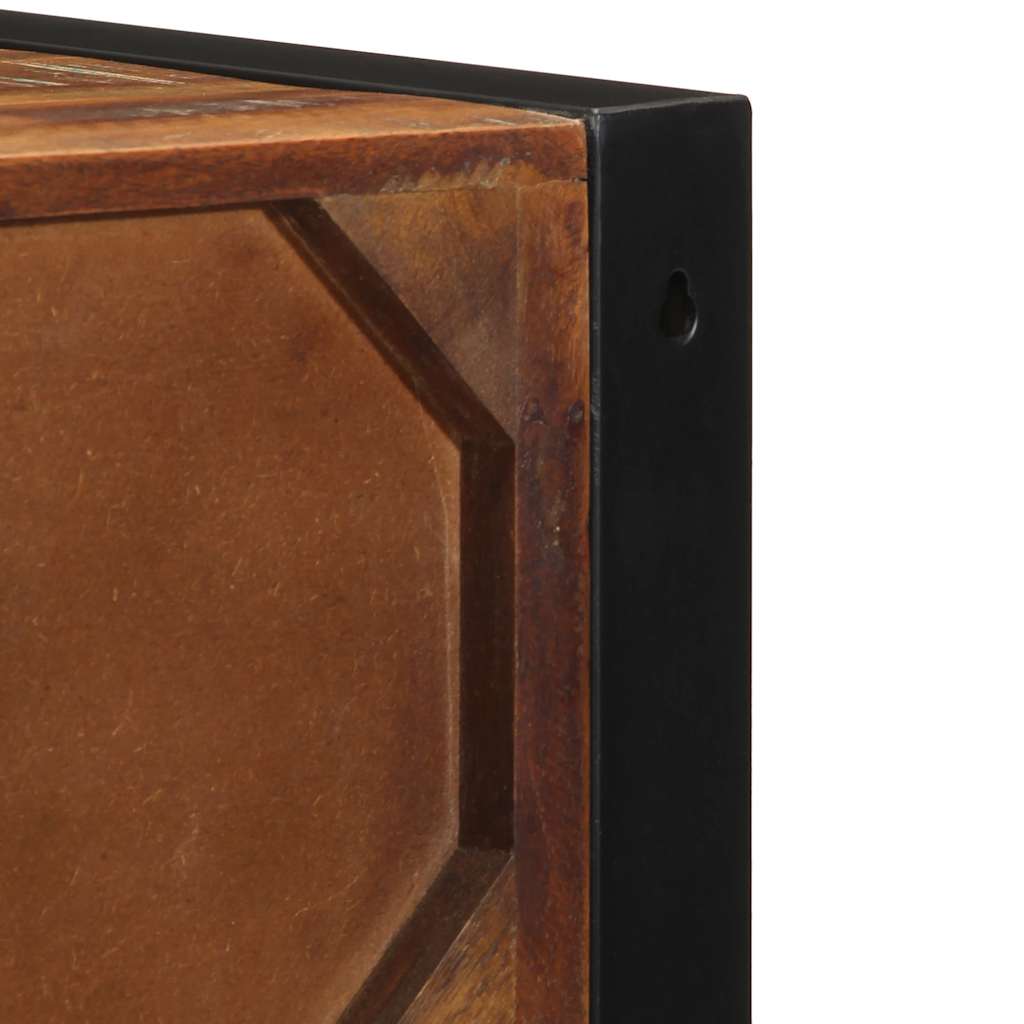 Nattbord Sengbord Tre Gjenvunnet Heltre flerfarget 40x35x40 cm