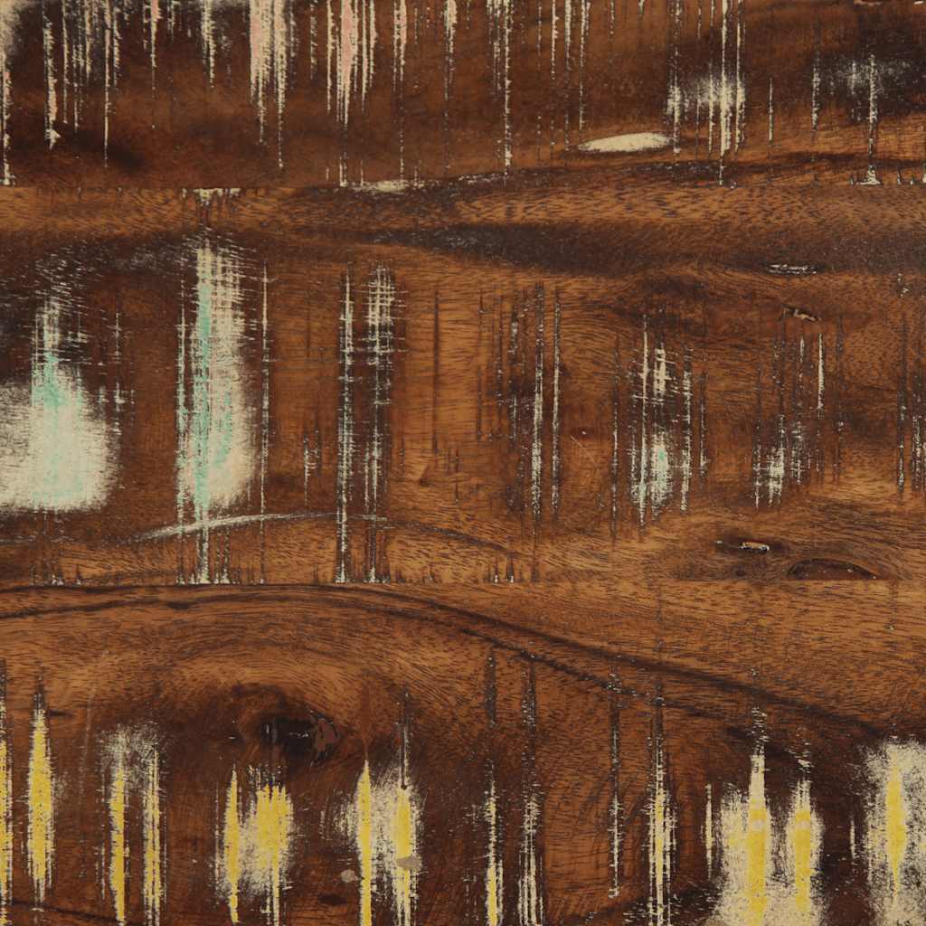 Nattbord Sengbord Tre Gjenvunnet Heltre flerfarget 40x35x40 cm