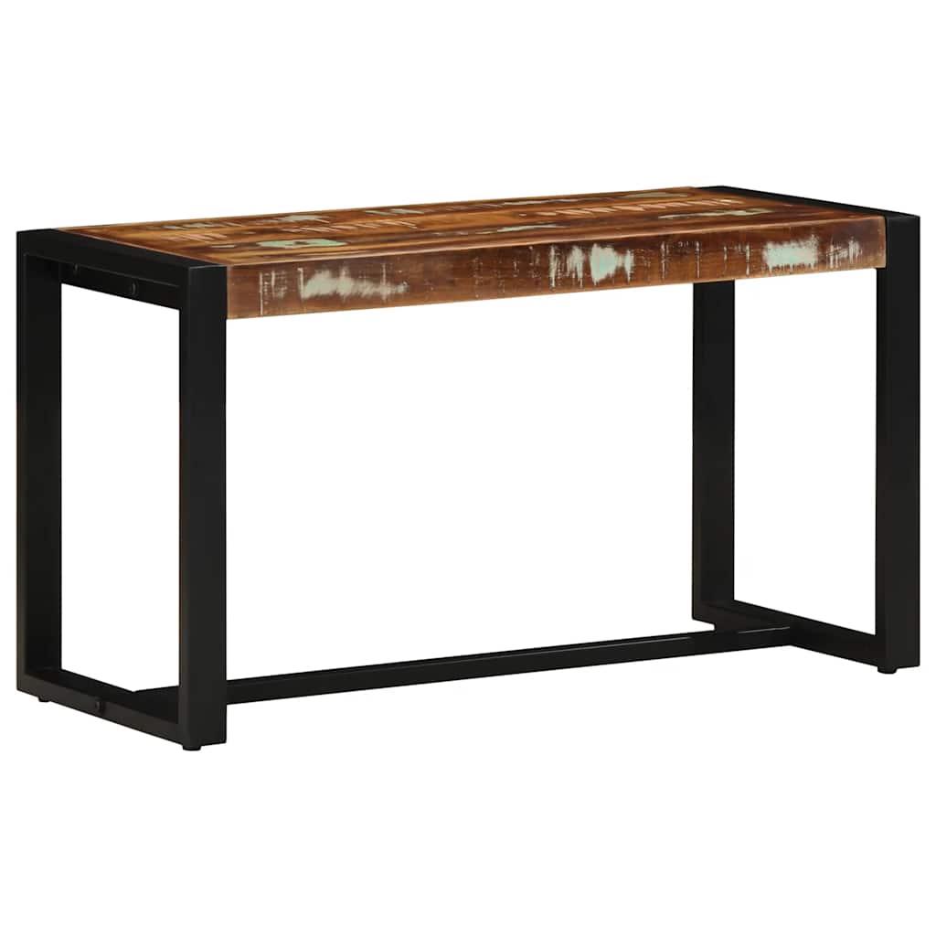 Sittebenk flerfarget 80x35x45 cm gjenvunnet heltre