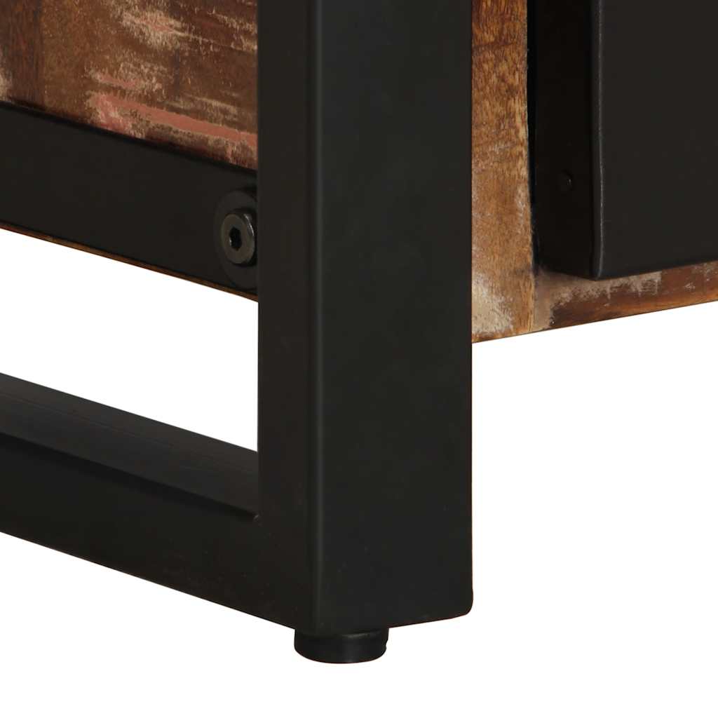 Nattbord Sengbord Tre Gjenvunnet Heltre lerfarget 40x30x51 cm