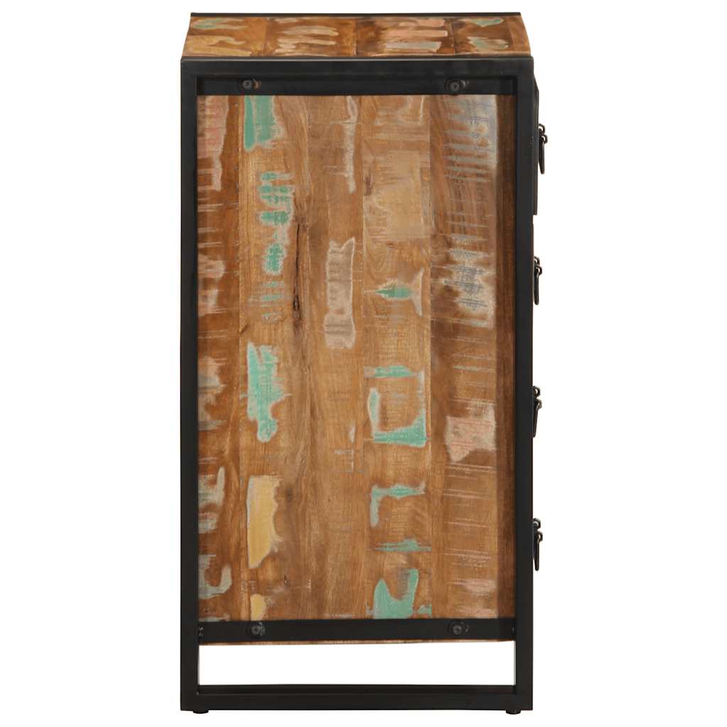 Kommode Tre Gjenvunnet Heltre flerfarget 40x40x75 cm