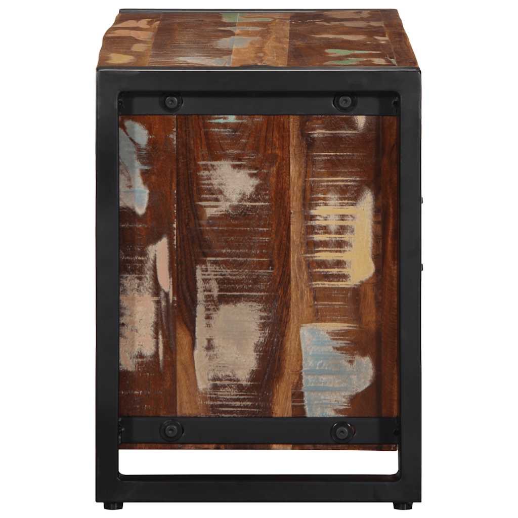 TV-Møbel Tre TV-benk gjenvunnet heltre 80x30x40 cm