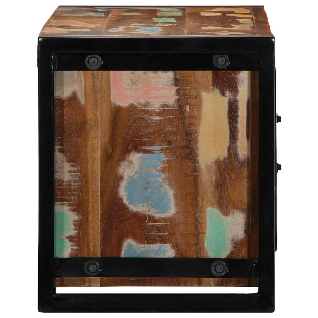 TV-Møbel Tre TV-benk gjenvunnet heltre 80x30x35 cm