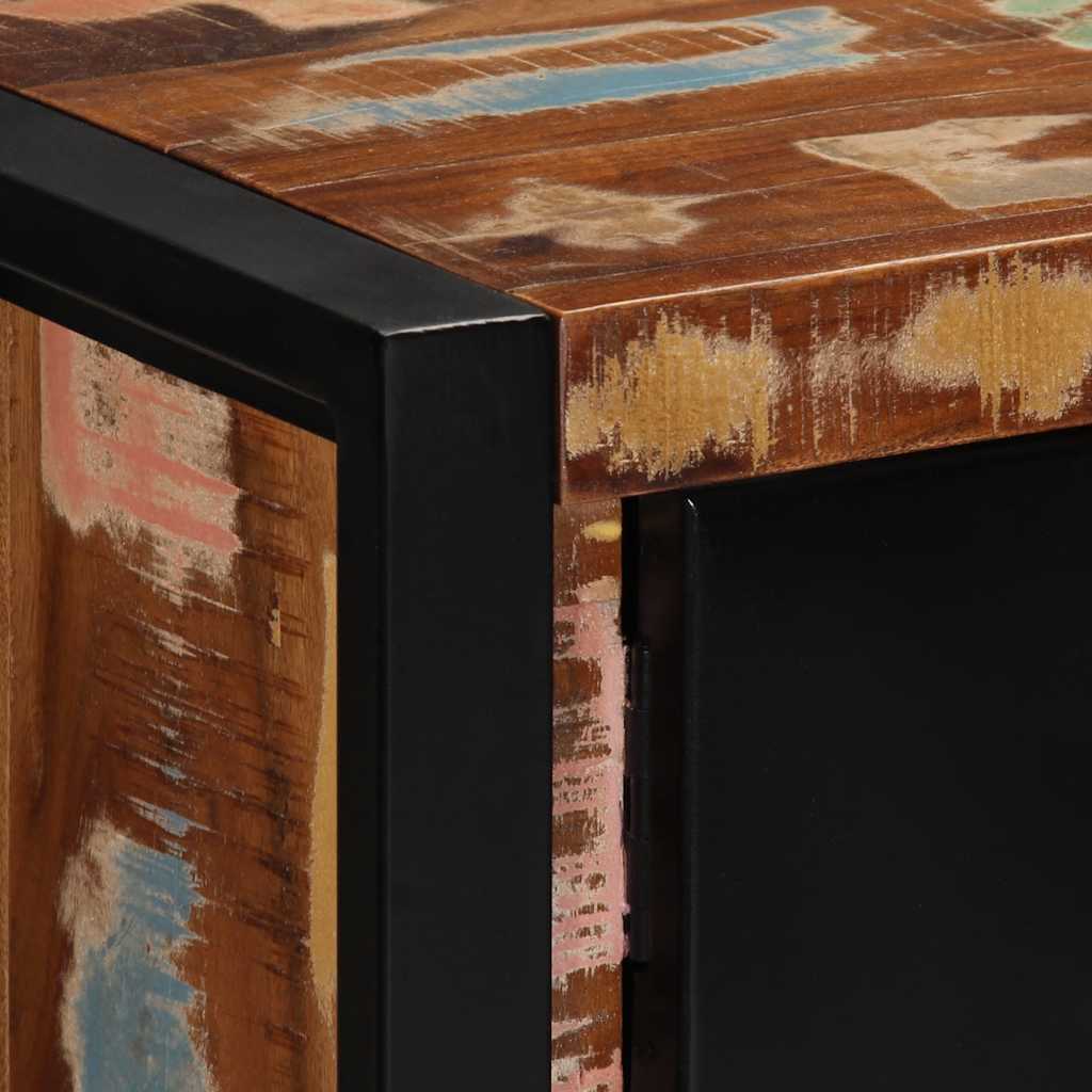 TV-Møbel Tre TV-benk gjenvunnet heltre 80x30x35 cm