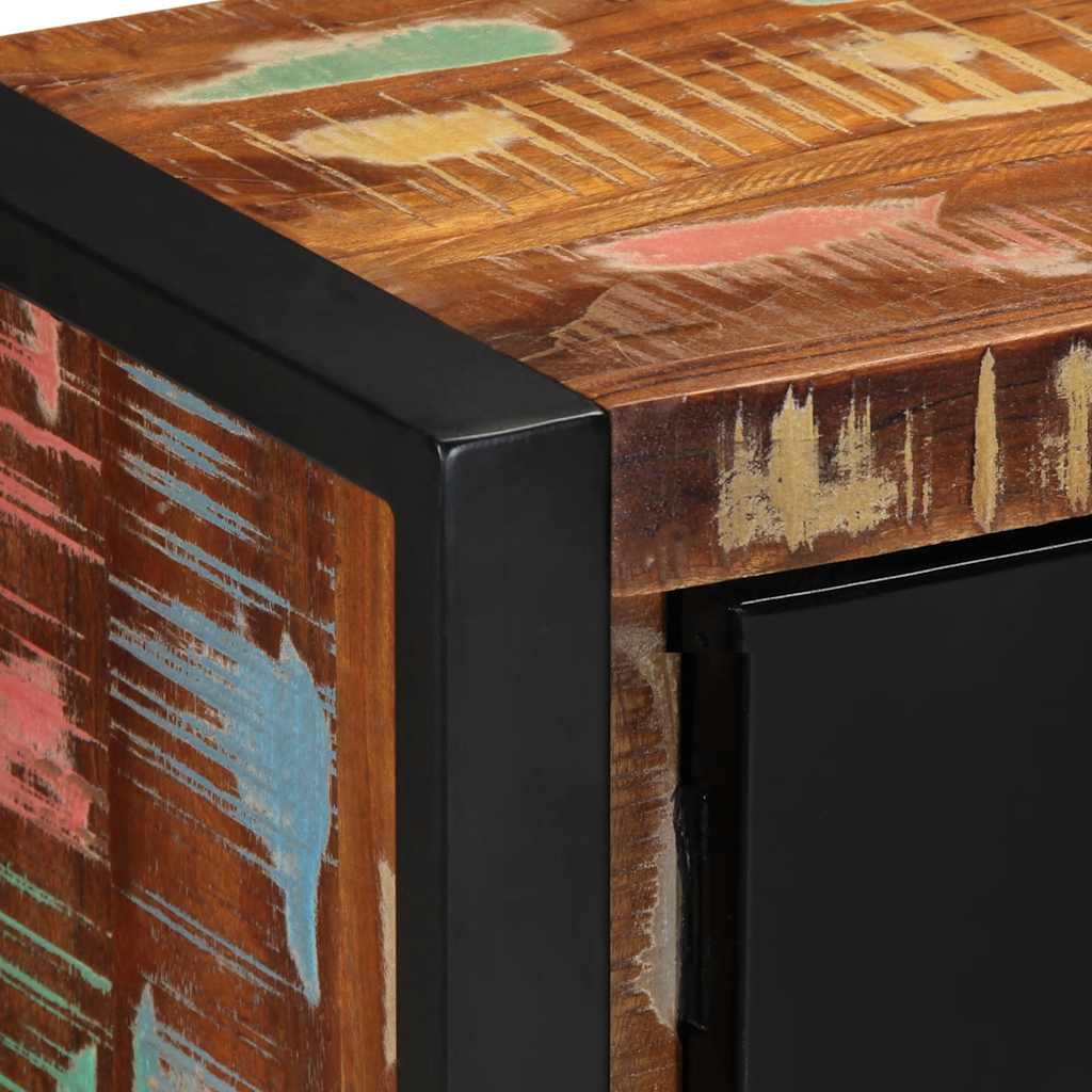 TV-Møbel Tre TV-benk gjenvunnet heltre 80x30x35 cm