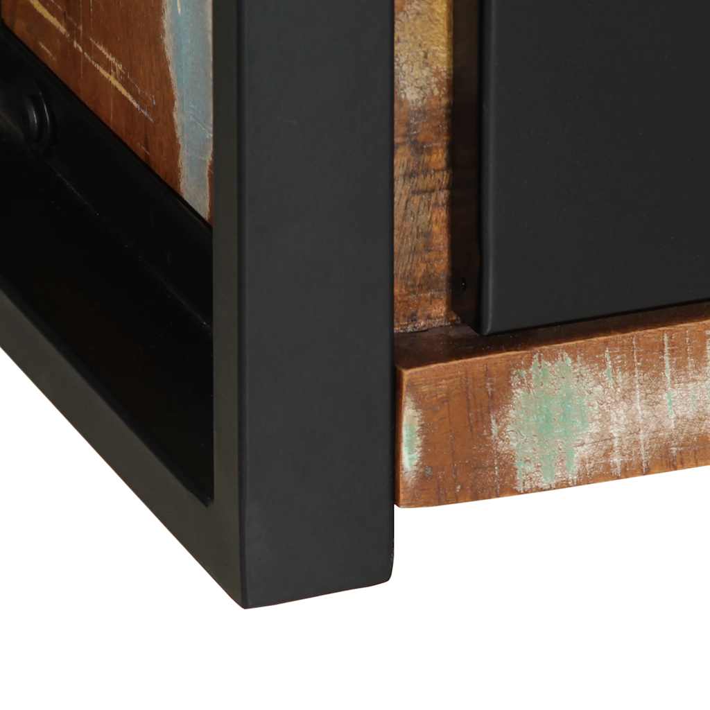 TV-Møbel Tre TV-benk gjenvunnet heltre 100x30x25 cm