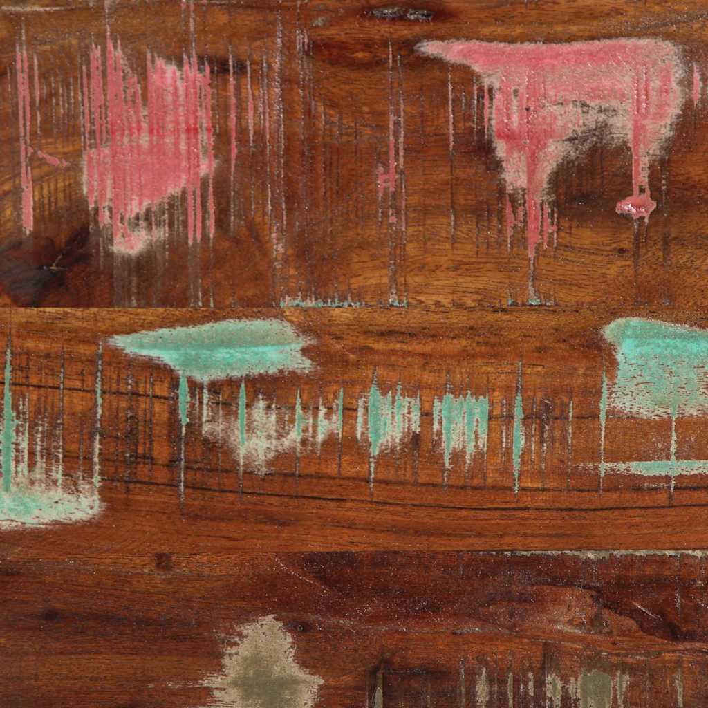 TV-Møbel Tre TV-benk gjenvunnet heltre 100x30x25 cm