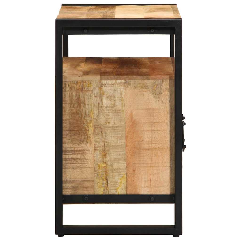 Baderomskap med hylle Brun 55 x 35 x 60 cm Massivt mangotre
