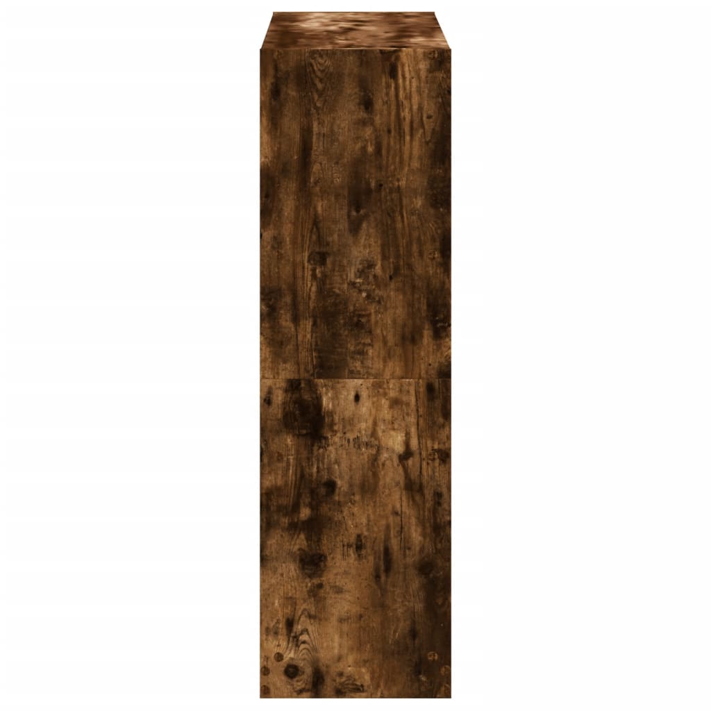 Bokhylle Røkt Eik 102x32x108 cm