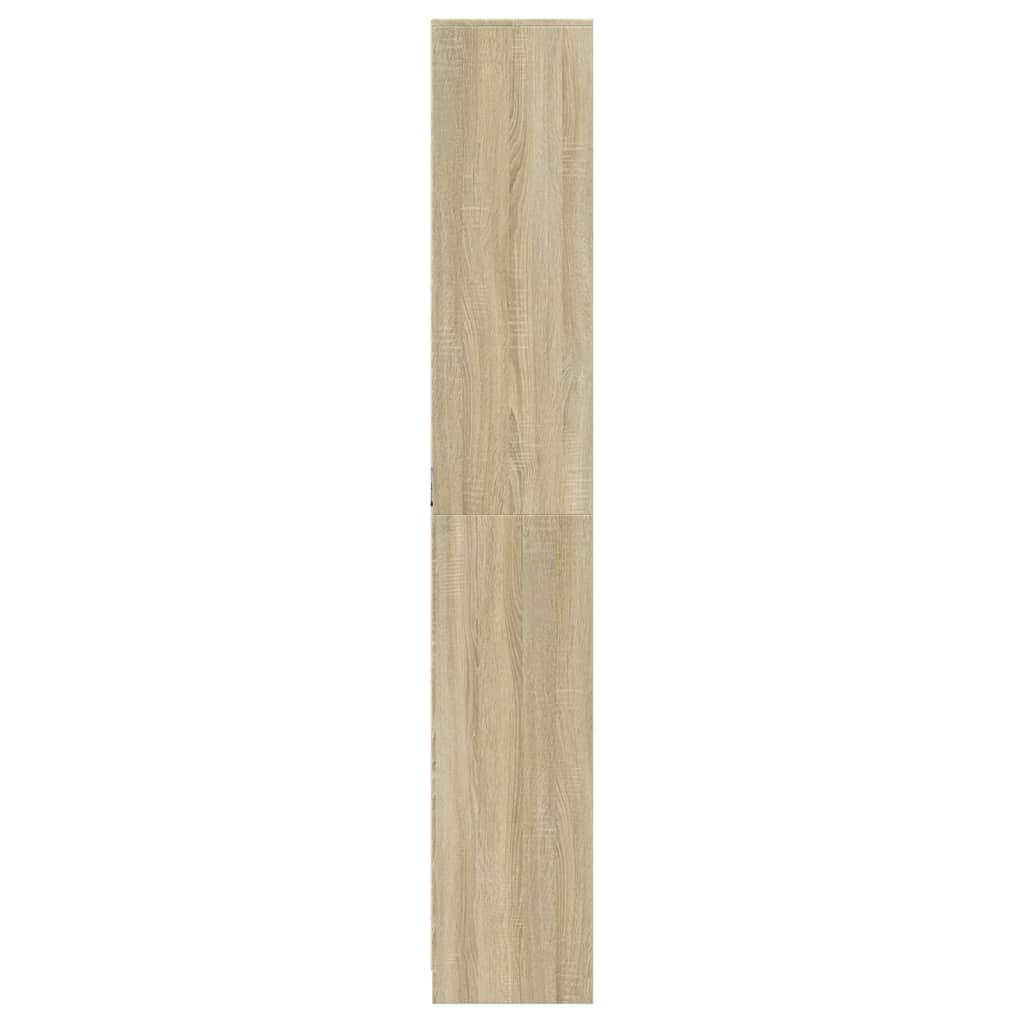 Skap Sonoma Eik med LED 41,5x32,5x200 cm