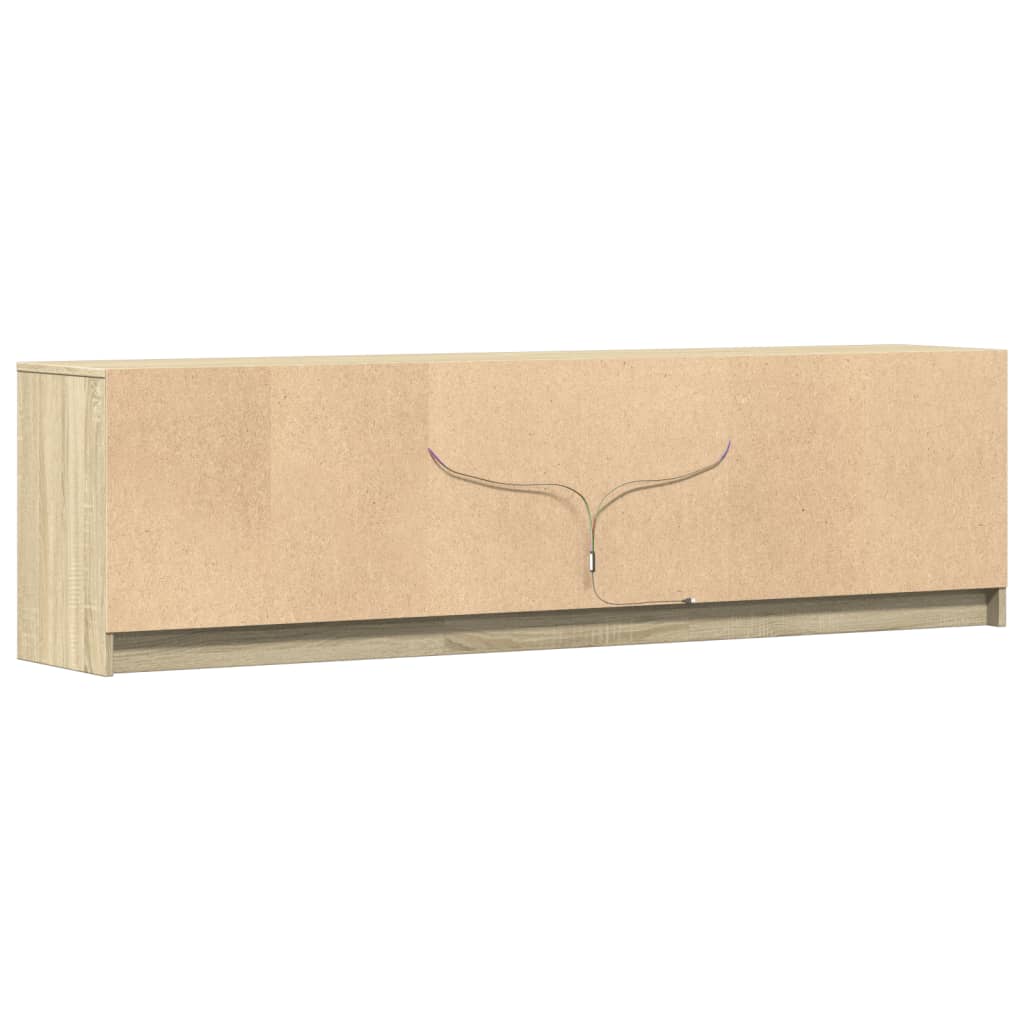 TV-Møbel Sonoma Eik TV-benk med LED 180x34x50 cm