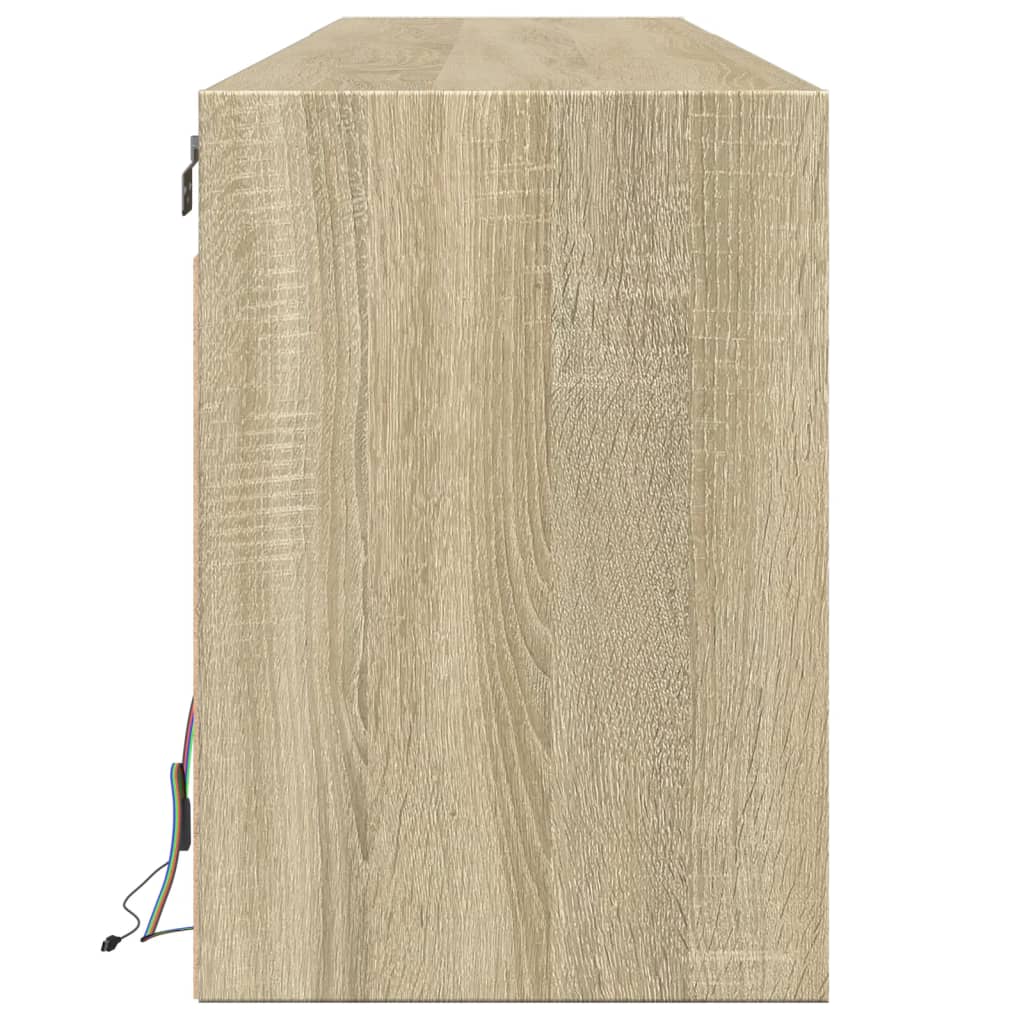 TV-Møbel Sonoma Eik TV-benk med LED 180x31x45 cm